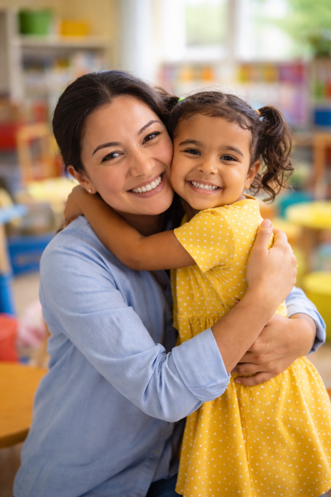 teacher and child